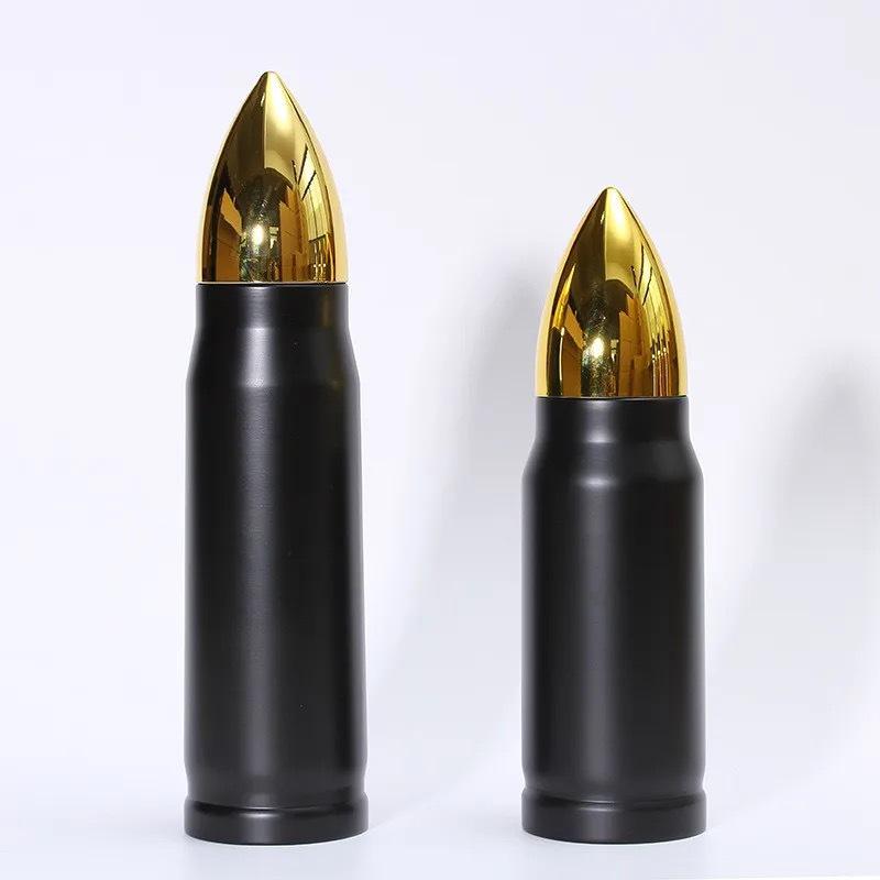 Cross-border E-commerce Bullet Stainless Steel Thermos Cup: Vacuum Water Bottle & Business Gift