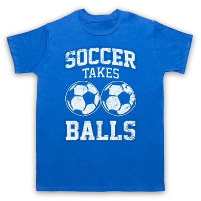 Fußball braucht Eier Lustiger Fußball-Slogan Comedy Sport Herren- und Damen-T-Shirt