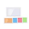 PVC Transparent Self-Adhesive Warehouse ID & Price Tag Card Pocket Sleeve