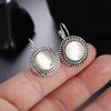 Boho Big Drop Earrings For Women Jewelry Carved Vintage Tibetan Silver Bohemian Long Earrings