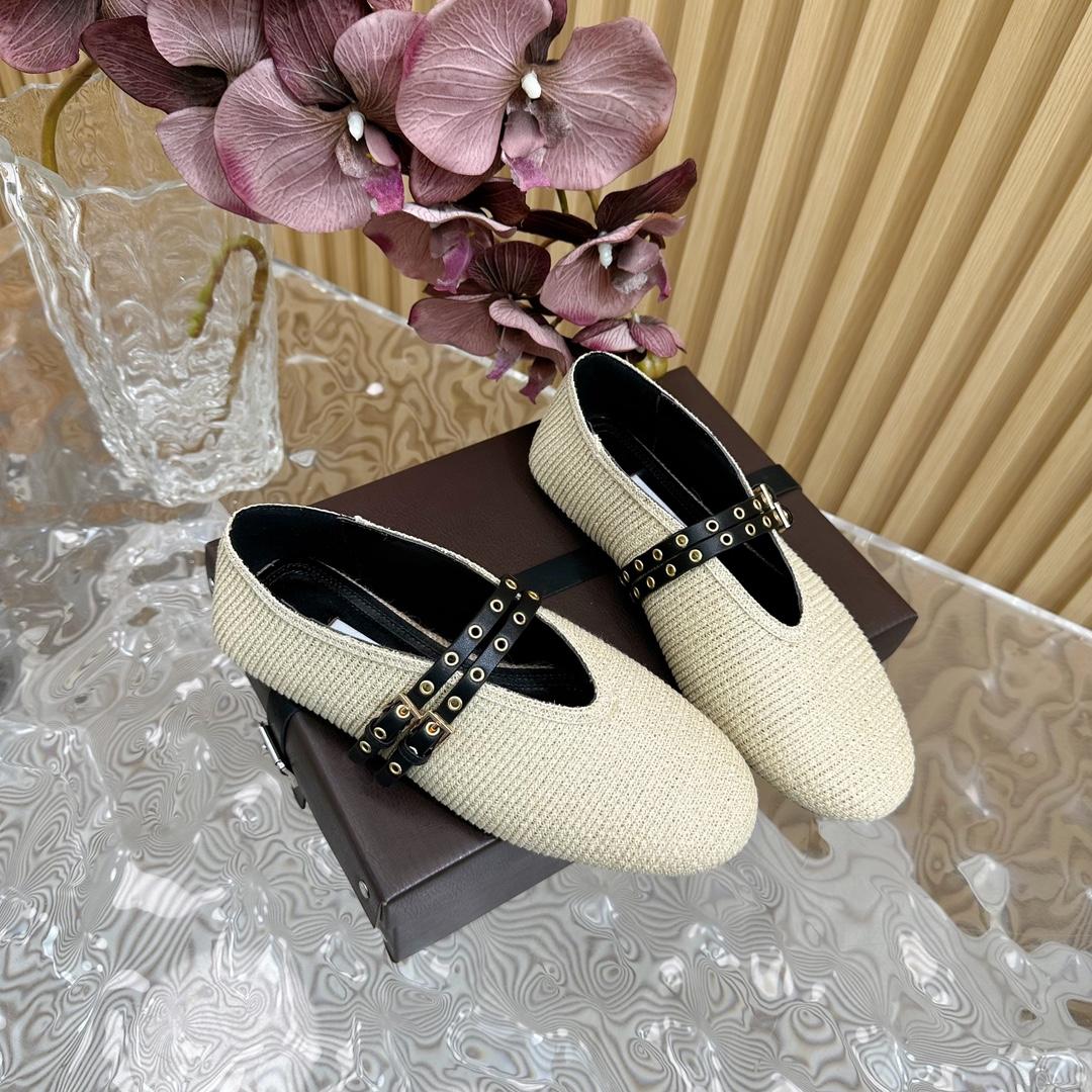 

Балетки Мэри Джейн из тканой рафии, желто-коричневая женская обувь для подиума, Zapatillas De Mujer 2024, мокасины, дизайнерские лоферы Tenis Femimino 43 40