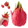 Dragon-Fruit Squishies Squeeze Toy Stress Anxiety Relief Sensory Play Food Shaped Slow-Rising Squishies Students Relaxation