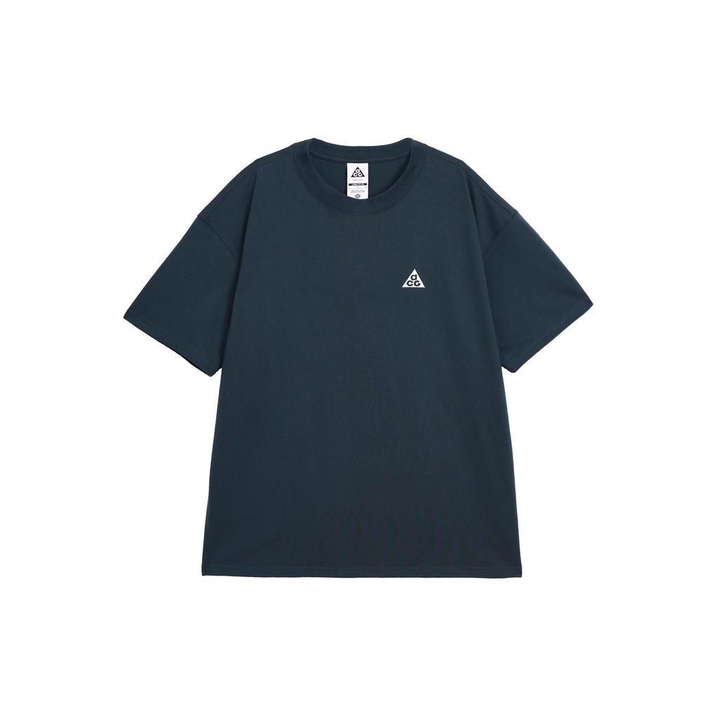 Nike ACG Solid Color Loose Fit Crew Neck Short Sleeve T-Shirt Men Tops Deep-Sea-Blue DJ3643-478