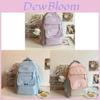 School Backpack For Girls And Boys Nylon Multicompartment With Padded Straps For Students