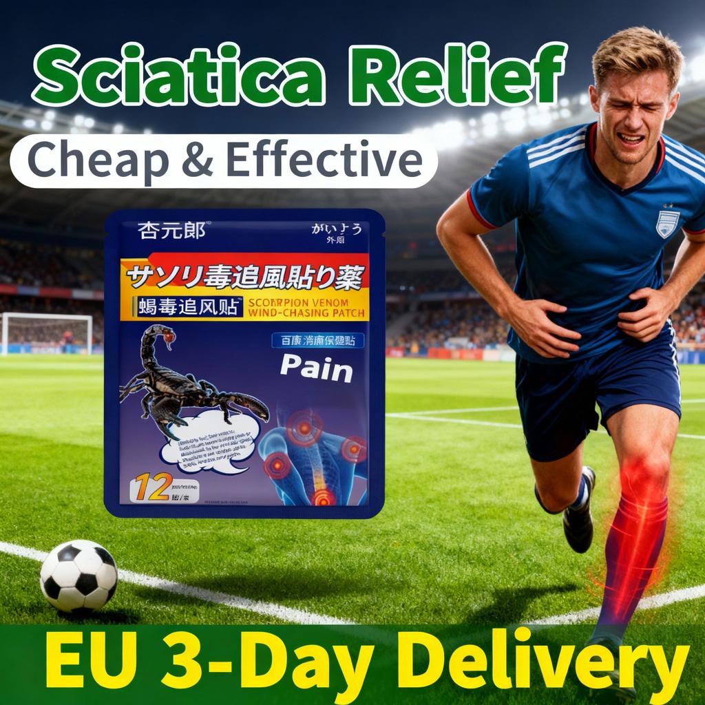 Rapid Relief Sciatica Soothing Patch - Organic Herbal Gentle Skin-Safe