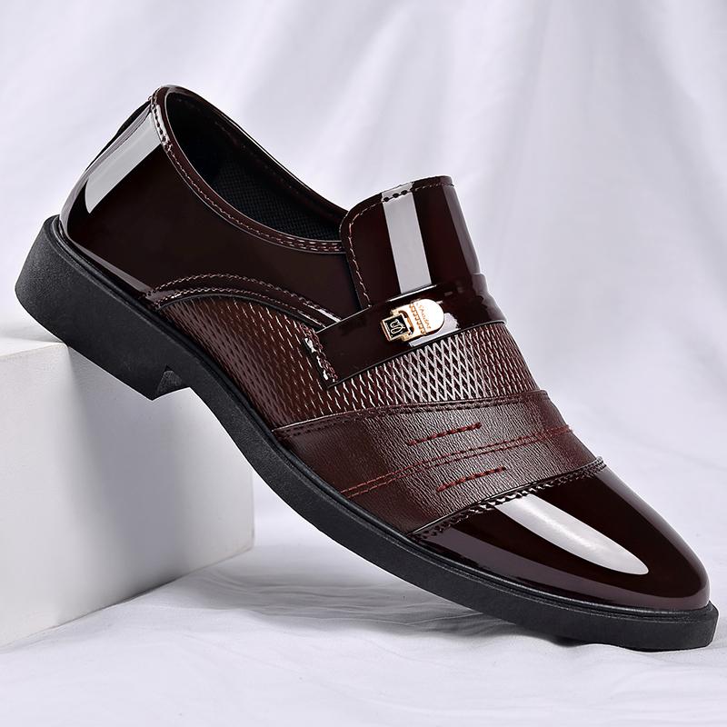 Men's breathable loafers, large-sized banquets, high-quality designer leather shoes, leather shoes, business casual shoes