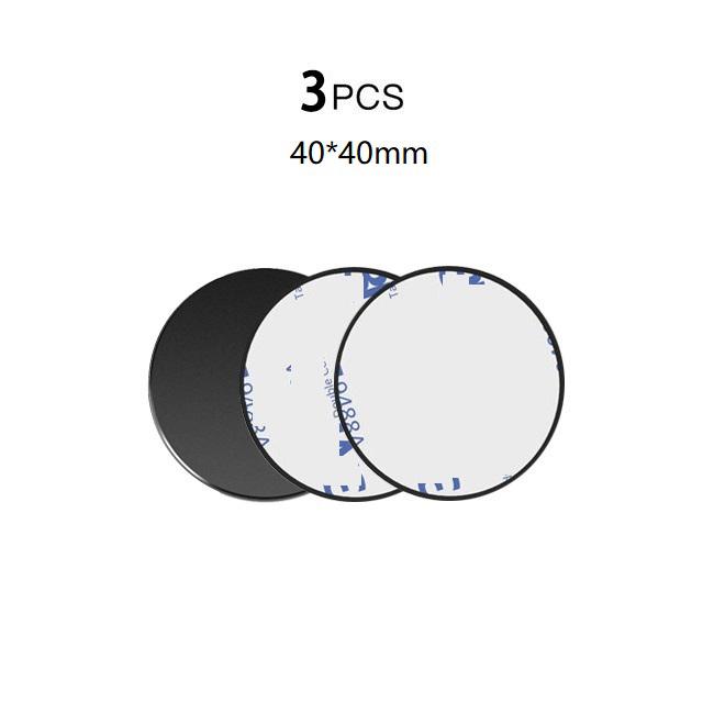 1/3/5Pcs Metal Plate Disk For Magnetic Auto Car Phone Stand Holder Universal Iron Sheet Sticker Mobile Phone Magnet Stand Mount