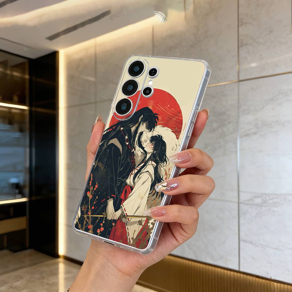 Half-Demon -nuyasha Phone Case For Samsung S25,S24,S21,S22,S23,S30,Ultra,S20,Plus,Fe,Lite Transparent Cover