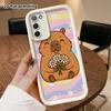 Phone Case: 2D Flat Samsung Galaxy A34 A35 M05 M06 S20 S22 S21 FE Plus 5G Step Protective Case, Energetic Healing Capybara, Christmas and Halloween Gi
