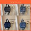 Denim Bag Large Capacity Casual Women Shoulder Bag For Daily Use