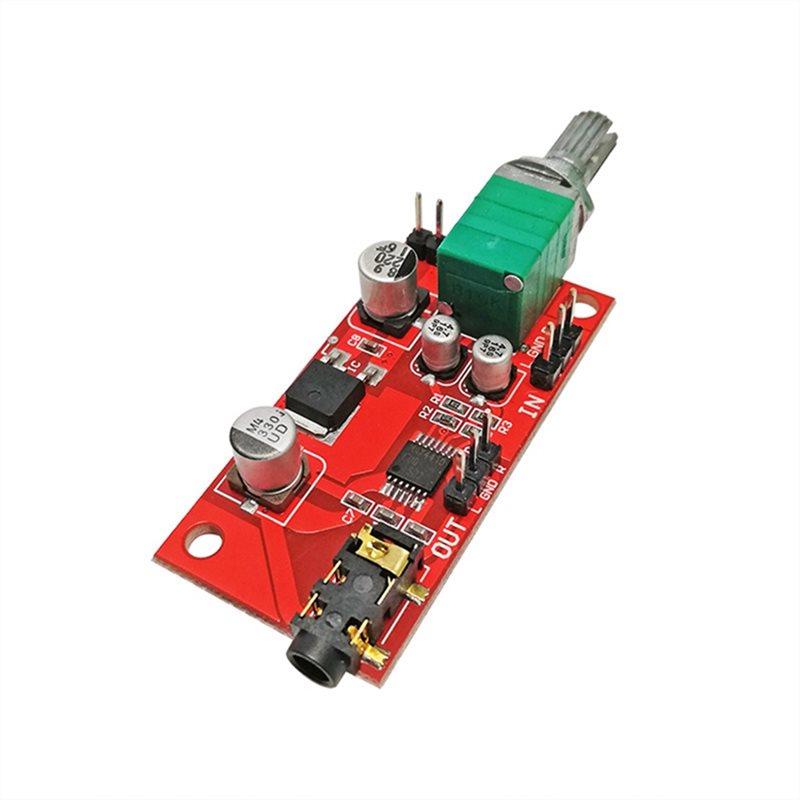

ABNR MAX4410 Headphone Amplifier Board Replacement For NE5532- Mini Amp 80Mw X 80Mw For Pre-Amplifier Headsets червоний