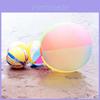 Large Colorful Rainbow Inflatable Beach Ball 80cm Pvc Outdoor Toy Game Ball