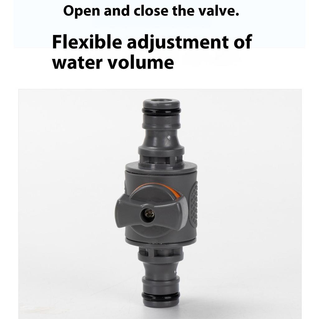 Garden Hose Pipe Tube Quick Release Valve Connector with Control Valve Extender Hose End for Horticultural Irrigation