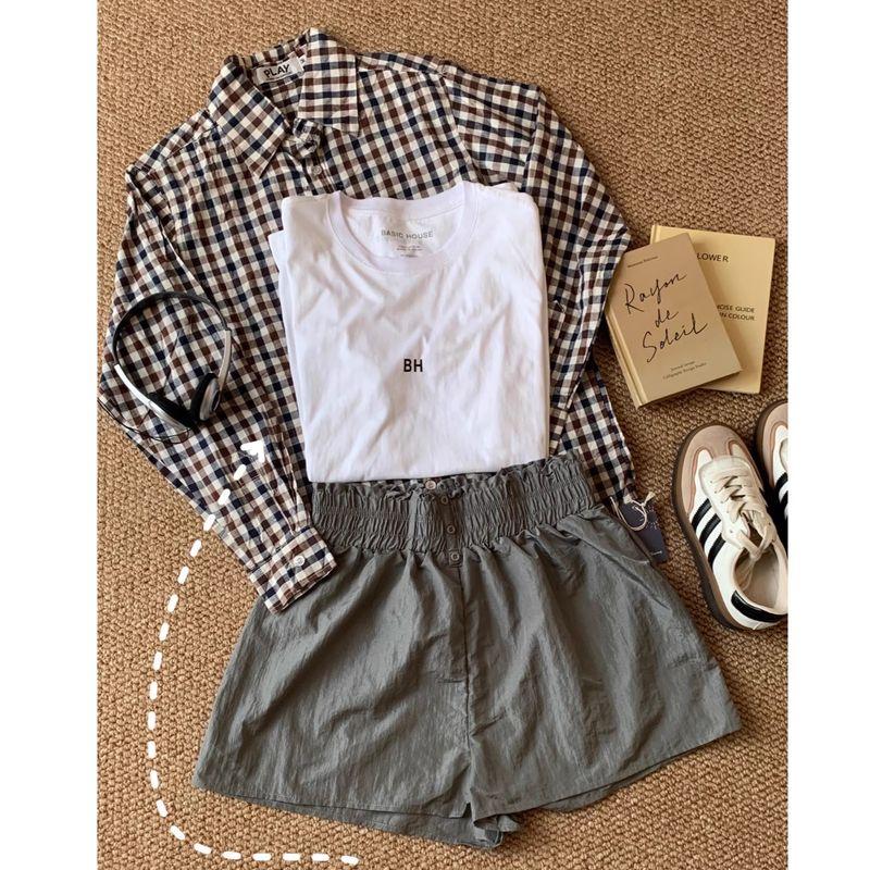 

@ Export Single Three Breasted Sports Quick-Drying Arrow Pants Shorts Work Clothing Daily Graphite gray three-breasted buckle L