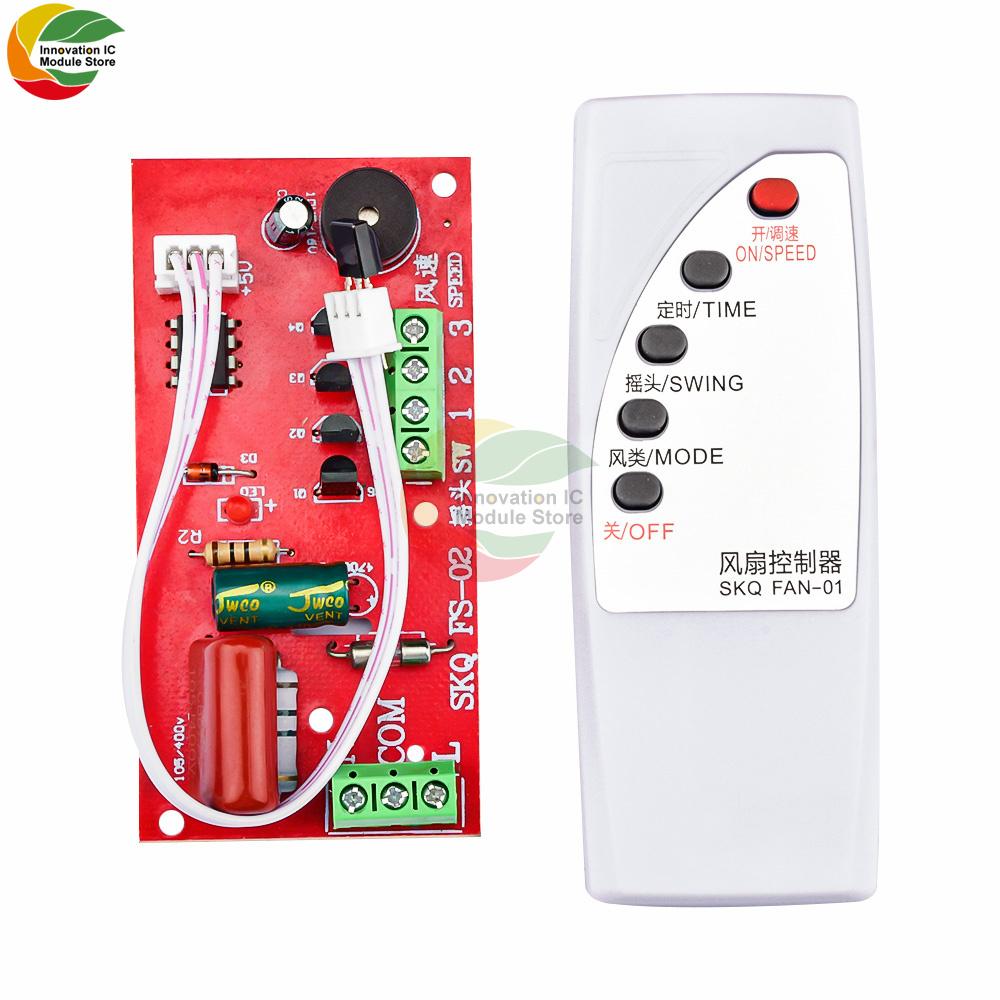 Universal Fan Remote Control Modification Board Mini Fan Circuit Board Control Motherboard Electric Fan Universal Computer Board