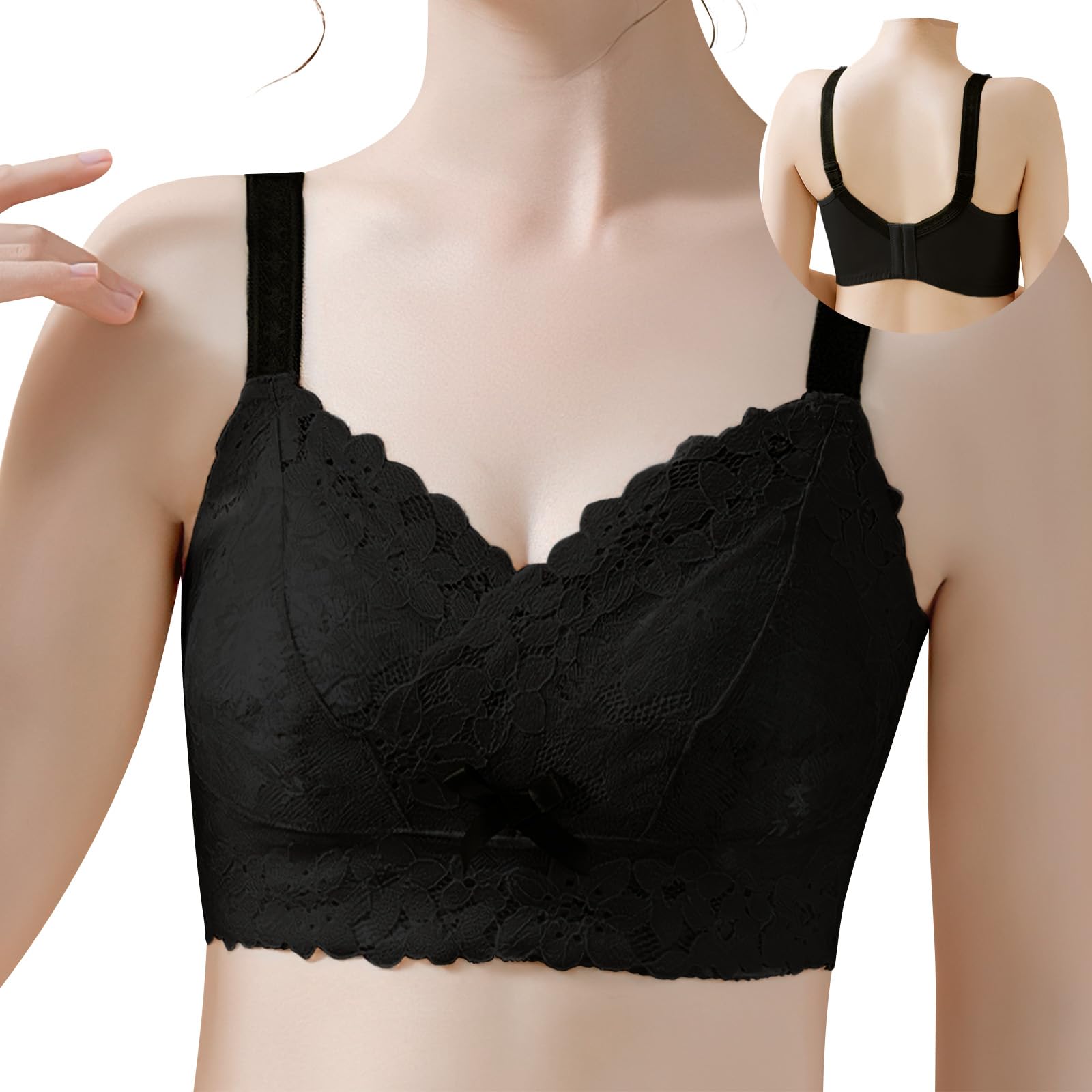 

Бюстгальтер, который делает вашу грудь меньше на чашку и менее склонным к духоте Бюстгальтер, который делает большую грудь меньше Бюстгальтер с высокими боками Большой размер чёрный