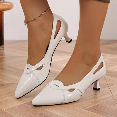 Patent Leather High Heels Pumps for Women 2025 Autumn Plus Size Pointed Toe Pumps Classics Thin Heeled Office Shoes Woman