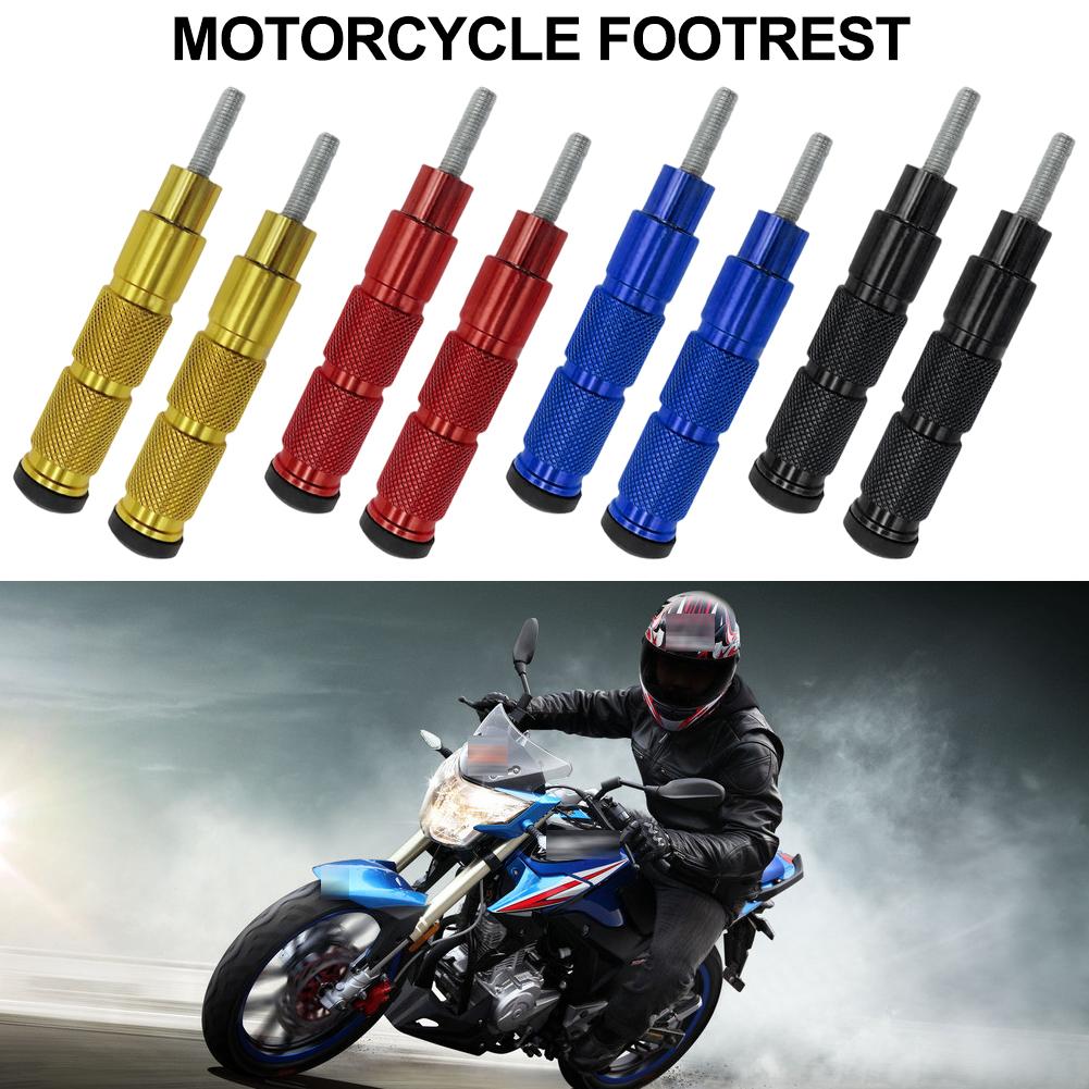Universal Motorcycle Aluminum Footrests Foot Pegs Pedals Off-Road Platform Footpegs For Honda Kawasaki Yamaha KTM Suzuki
