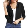 Versatile Women's Knit Cardigan Sweater - Simple, Short Jacket for Spring and Autumn