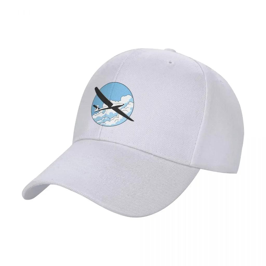 Glider Plane Pilot Sailplane Biplane aerial floating soaring Baseball Cap Hat Baseball Cap Winter hat Women Hats Unisex's