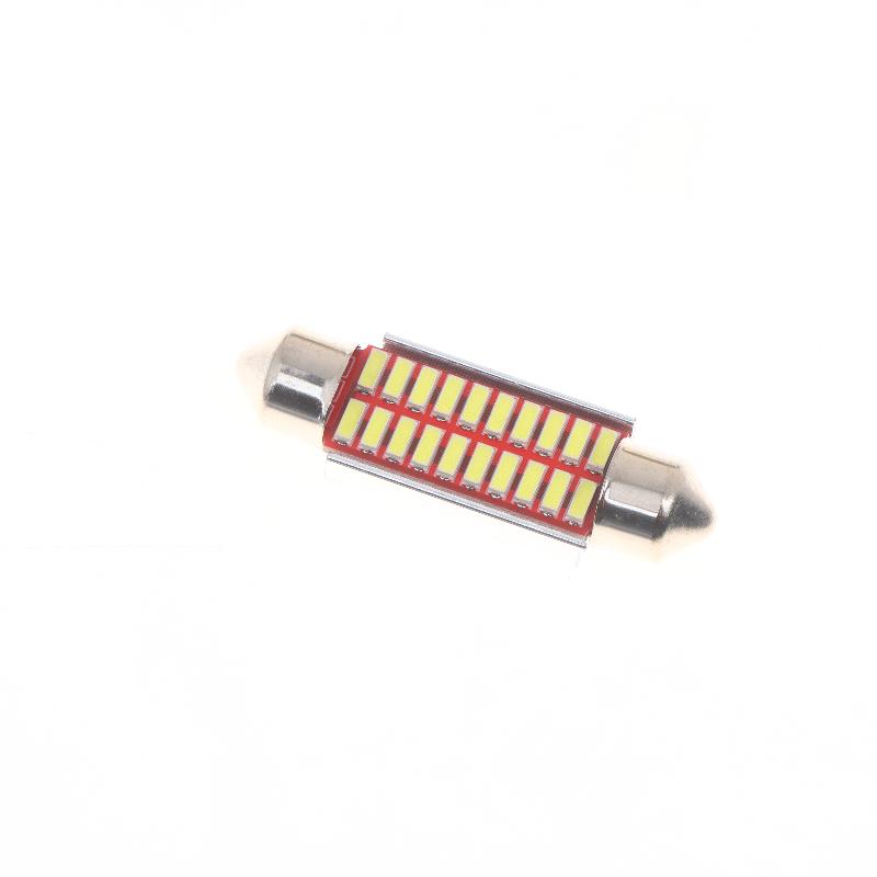 10Pcs 4014 Chips Canbus 12V Led Bulb 31Mm 36Mm 39Mm 41Mm Car Festoon Light Interior Dome Reading Lights 6000K Pure White