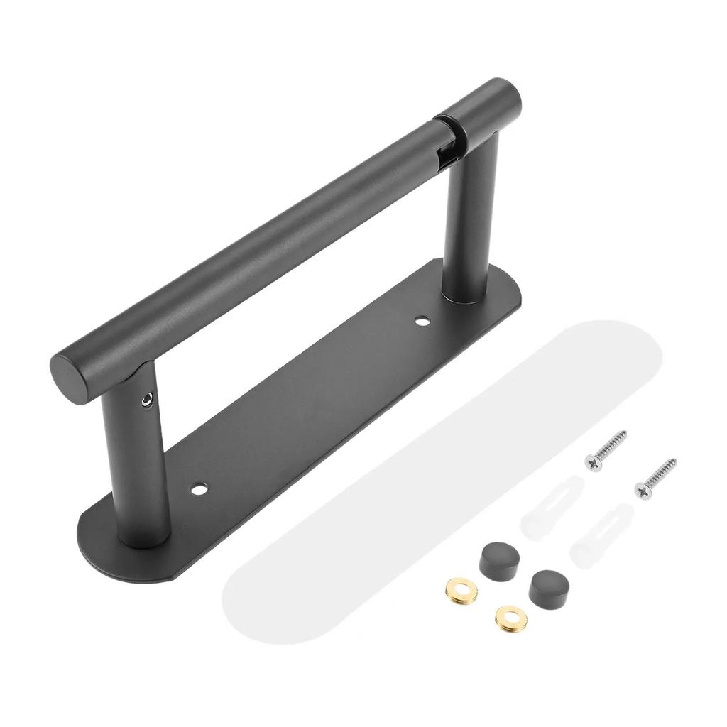Double Post Pivoting Toilet Paper Holder Stainless Steel Wall Mounted Toilet Paper Dispenser Bathroom Kitchen Tissue Roll Holder
