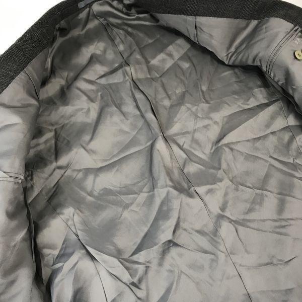 K of Krizia Men L-XL 44R Suit Set Gray Fully Lined Autumn Winter(USED)