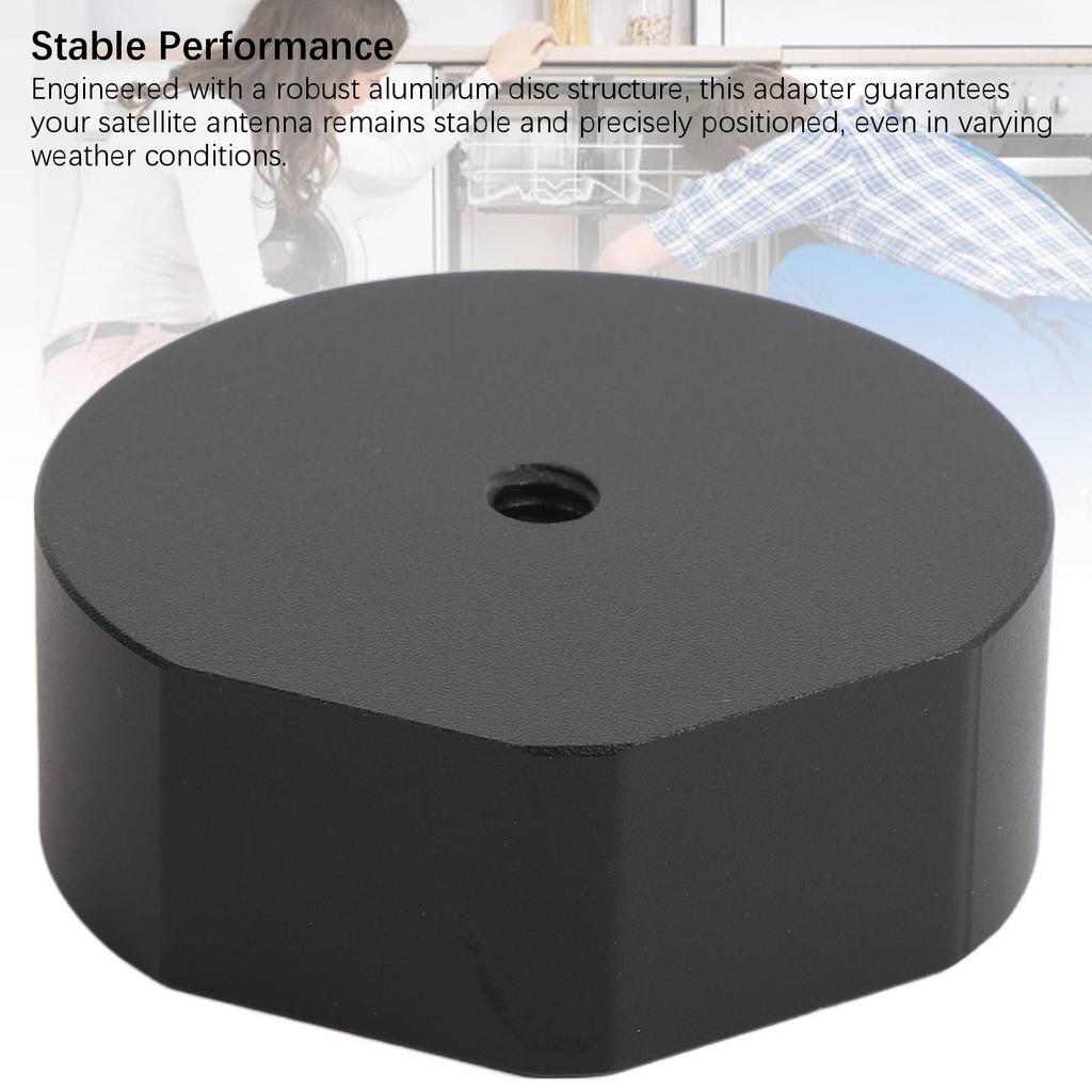 Satellite Tripod Adapter Aluminum Alloy Universal Tripod Mount Adapter with 1/4in 20 Thread for Mini