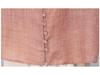 Women's Summer 2025 V-Neck Embroidered Ramie Blouse - Elegant Seven-Sleeve Design for Middle-Aged Ladies