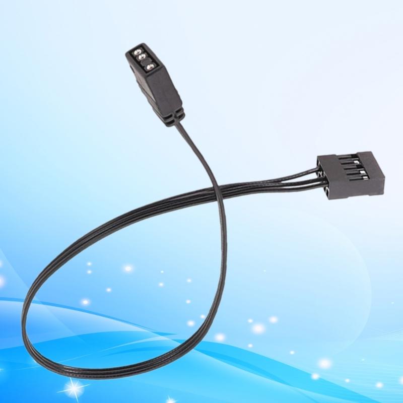 RGB Verlängerungskabel 3Pin RGB Stecker Adapter Kabel 5V 3Pin RGB Verlängerungskabel für Trio RGB Lüfter PC LED Streifen