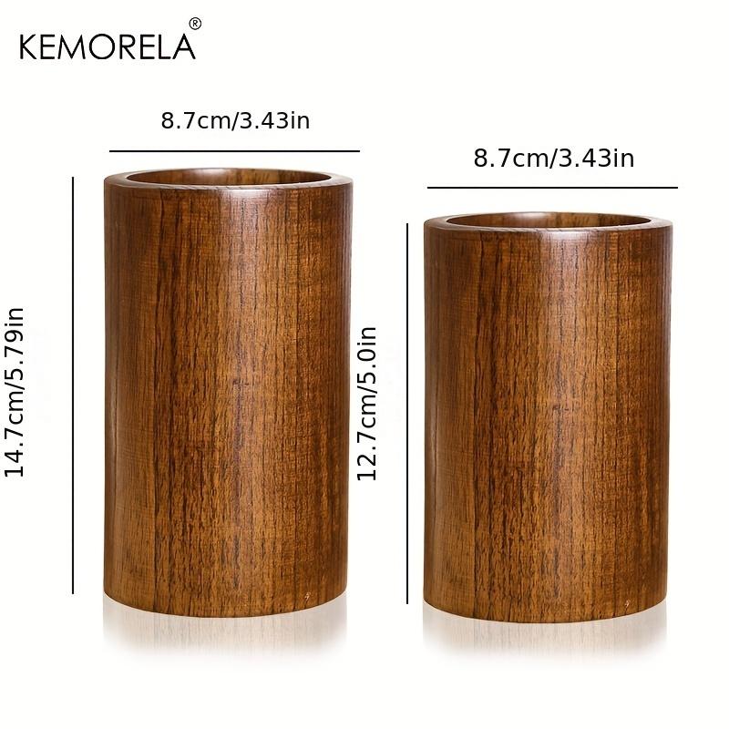 1PCS Wooden Chopsticks Holder - Bamboo Utensil Storage Organizer for Drawer Natural Kitchen Counter Desk Tableware Tools Stand