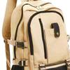 Canvas Laptop Backpack Waterproof Storage Computer Bag for Travel Hiking College Work