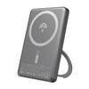 Powerbank Z MagSafe I Podstawką 20W PD 5000mAh - Szary