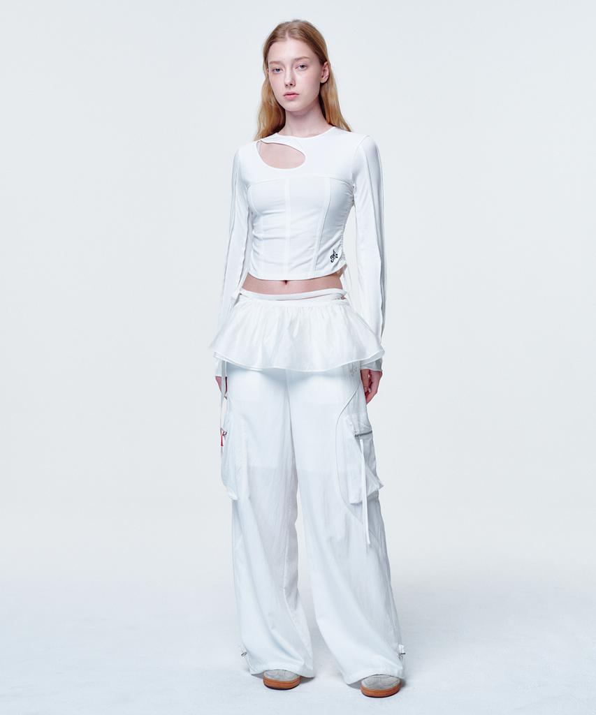 2113 STUDIO Corset Long Sleeve White