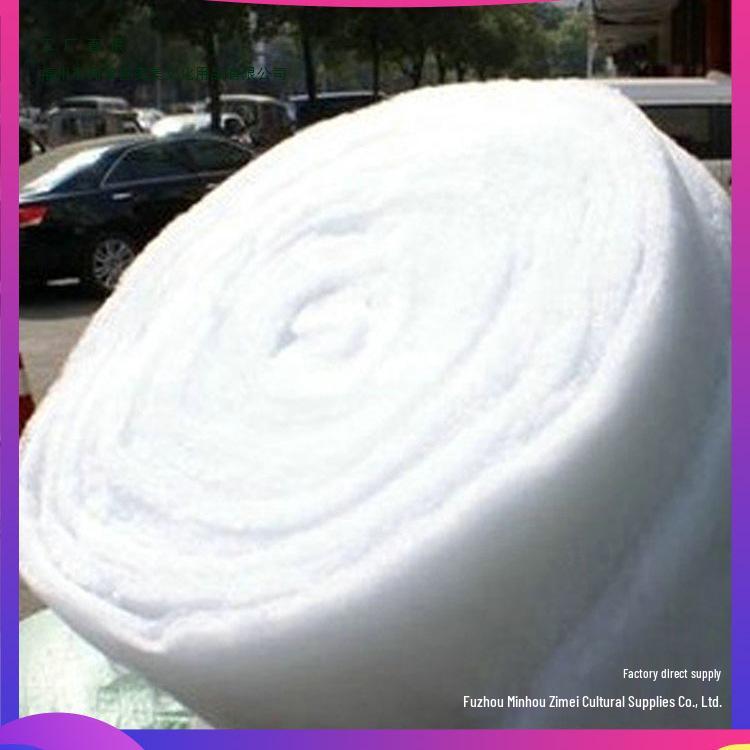 Christmas Snow Cotton Scene Ornaments - White Artificial Snow Balls