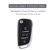 TPU Car Key Case Cover Shell Fob For Peugeot Citroen C1 C2 C3 C4 C5 DS3 DS4 DS5 DS6 Auto Key Shell Accessories Keychain