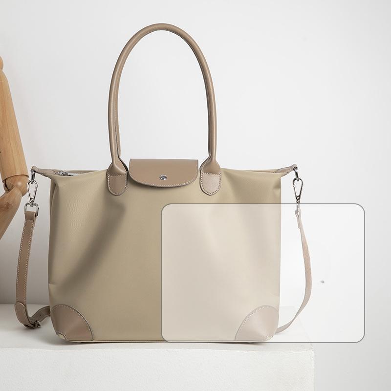 Large Capacity New Tote Bag Oxford Cloth Shoulder Bag Contrasting Color Handbag for Class Commuting Mommy Bag Shopping Bag