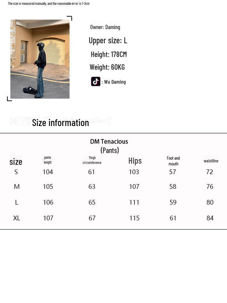Summer Retro American Men's Slim Flared Jeans