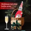 Christmas Wine Bottle Cover Merry Christmas Decor Holiday Santa Champagne Bottle Cover Christmas Decorations For Home