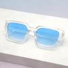 Minimalist Thick Frame Square Sunglasses With Uv400 For Fashionable Women And Men