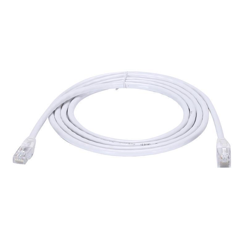 1-meter Cat 6 Gigabit Ethernet-kabel med krystallhode, 8-kjerners tvunnet par nettverksjumper.