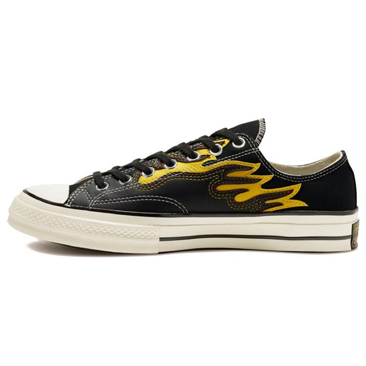 

Кроссовки унисекс Converse Chuck 70 Low Archive Flame Overlay Black Speed-Yellow Egret 168701C