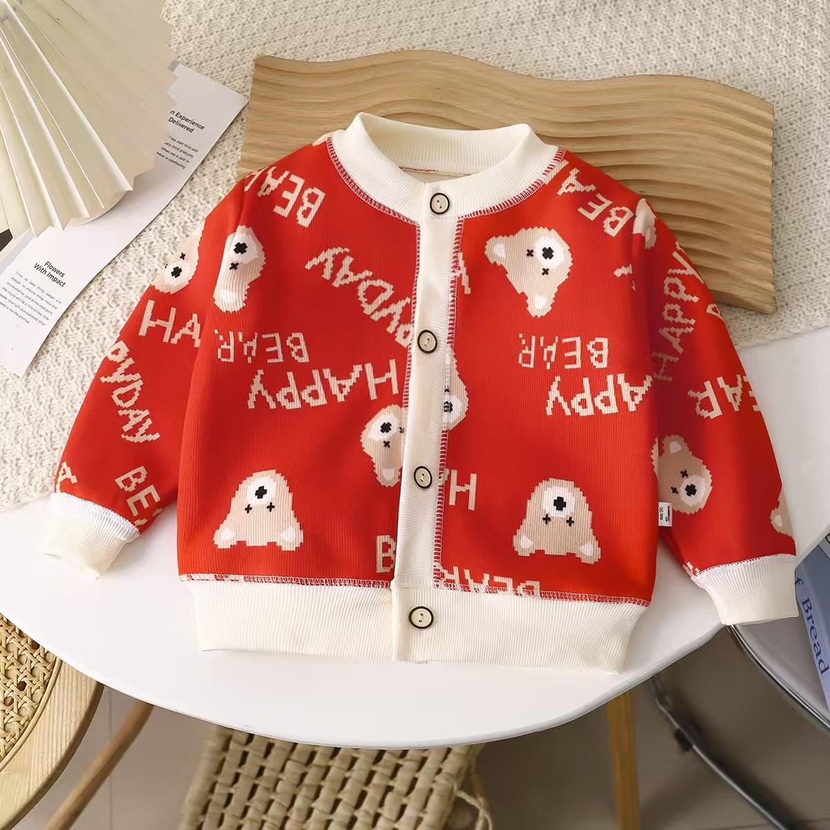 

Осенне-зимнее вязаное пальто для маленьких девочек 0-8 лет, милый теплый кардиган, утепленный верхний свитер 100cm