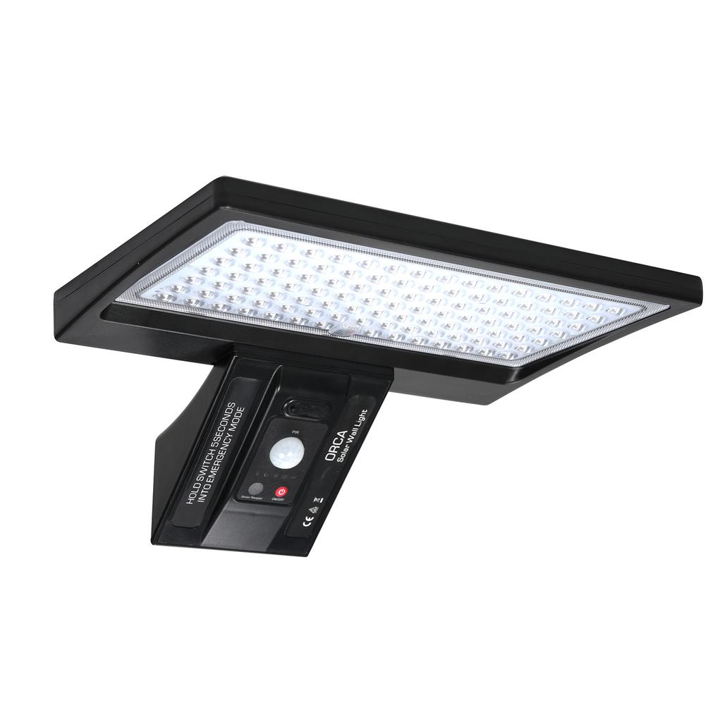 104LEDs Solar Wall Lamp Outdoor Waterproof Wall Light PIR Motion Sensor Light with Remote Control 3