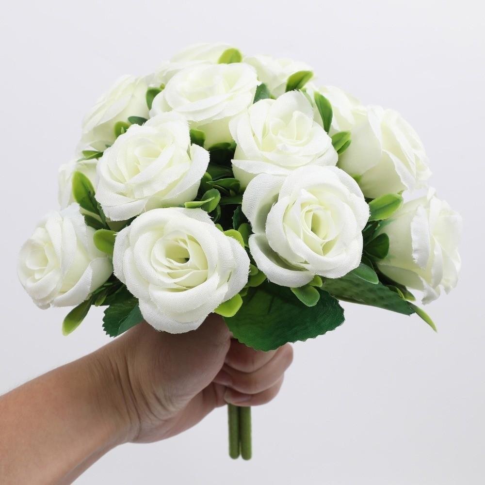 Silk Cloth Artificial Pansy Flowers Dyed Edged Simulation Flowers  Valentine's Day Gift