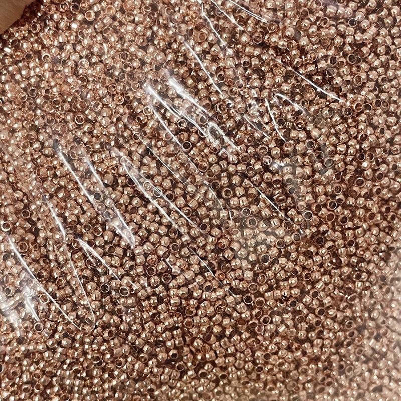 10g14K Gold-Wrapped Color-Preserving Positioning Bead Clip Flat Bead Finish Fixed Diy Handmade Bracelet Necklace Beaded Bead Spacer Jewelry