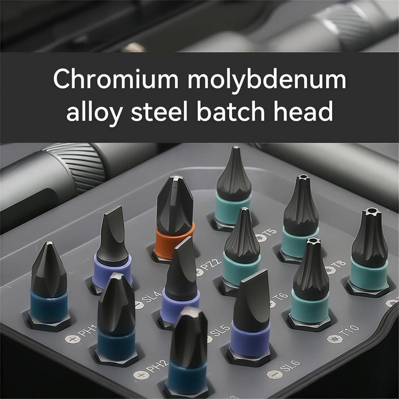 24 in 1 Magnetic Screwdriver Set DIY Ratchet Screwdriver Set Multi Drive Set with Detachable Portable Precision Repair Tool Kit