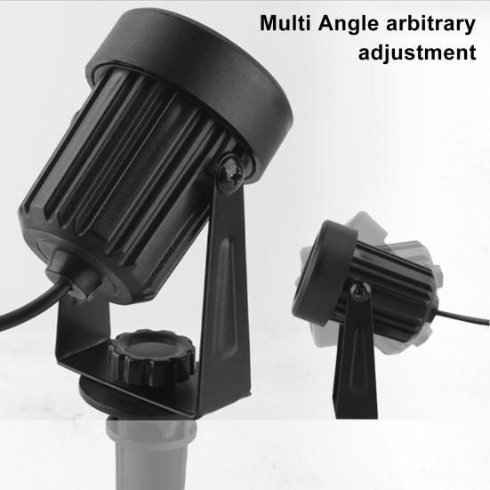Outdoor Solar Spot Light with Stake 270-Degree Adjustable Super Bright IP65 Waterproof Auto