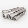 304/316 Stainless Steel Hex Socket Half-Thread Cap Screws, Extended Cup Head, Sizes 4M-12M