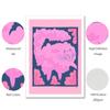 Fashion Smoking Cat Wall Art Pink Hipster Animal Cat Canvas Painting Nordic Posters And Prints Wall Picture For Kids Room Decor